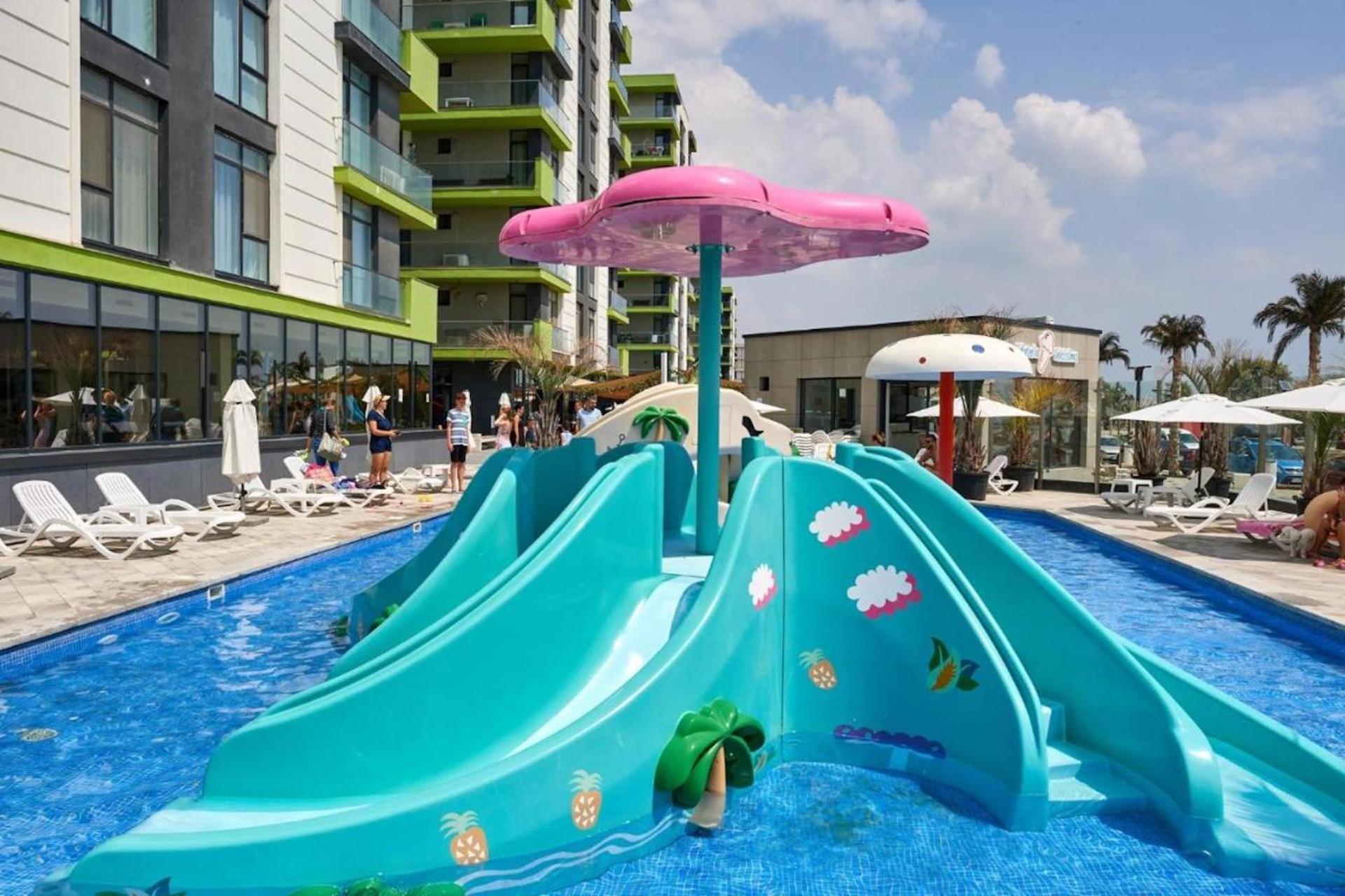 Baby Sea View And Pools Apartment- Mamaia Beach Resort Нэводари Экстерьер фото